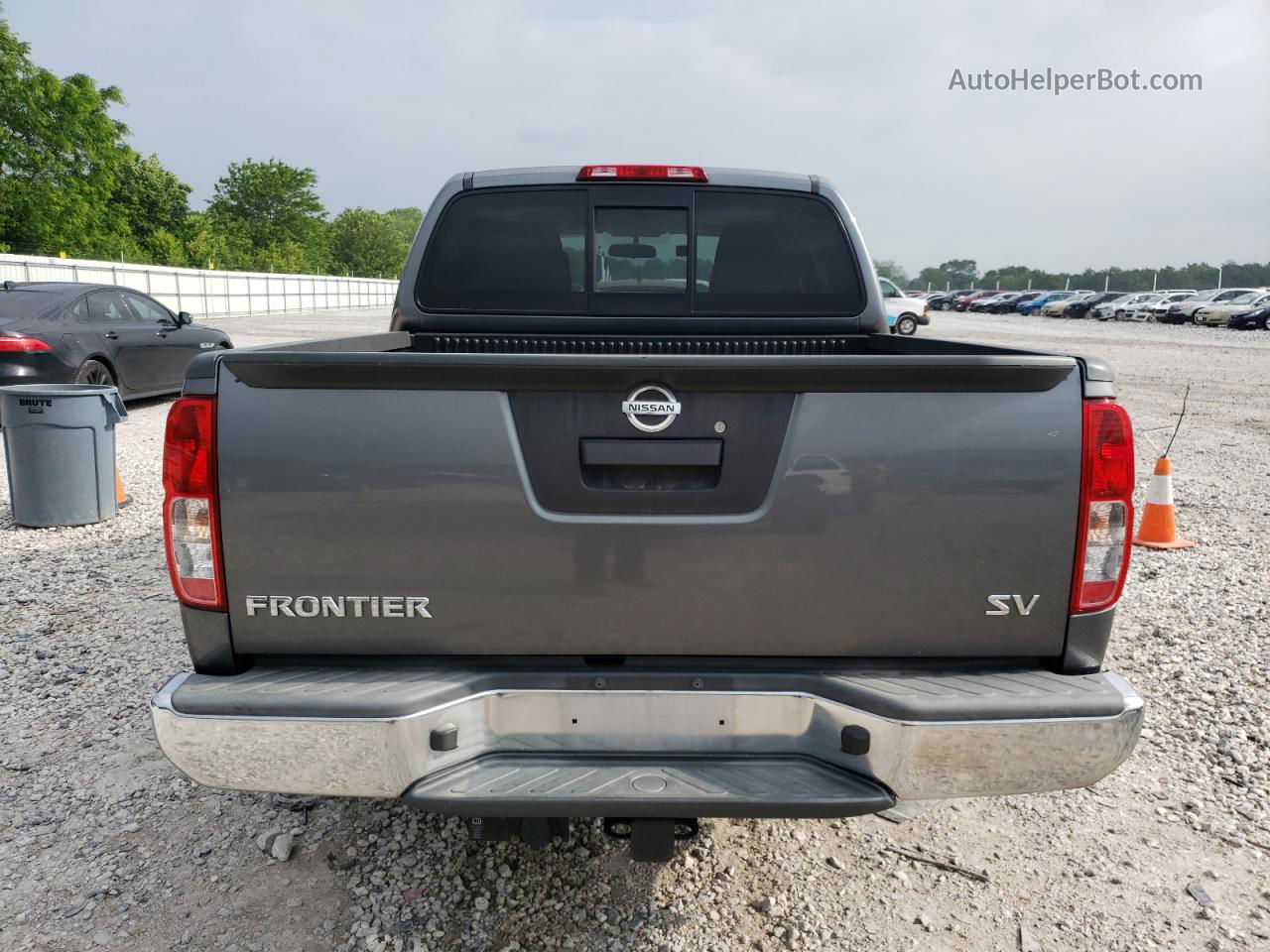 2016 Nissan Frontier S Серый vin: 1N6AD0ER0GN720389