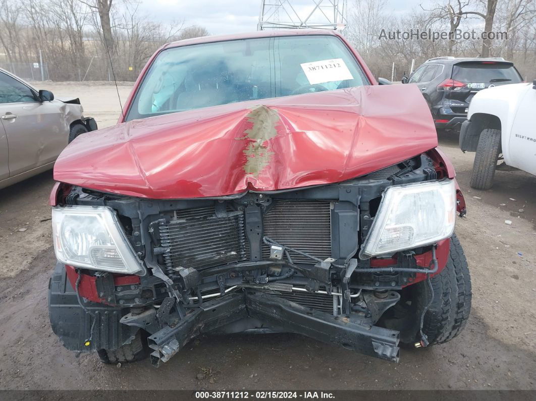 2016 Nissan Frontier S Red vin: 1N6AD0ER3GN705014