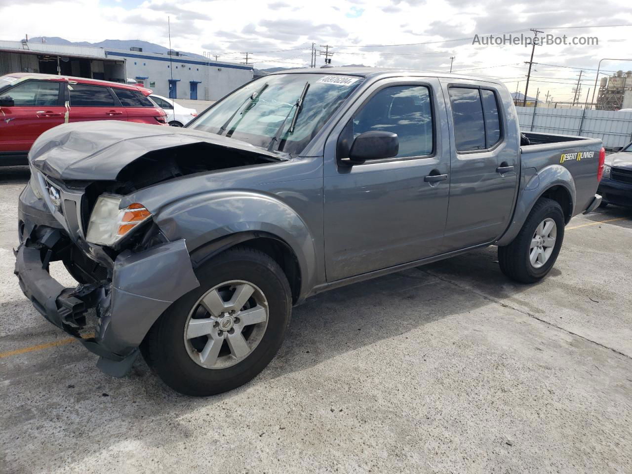 2016 Nissan Frontier S Серый vin: 1N6AD0ER3GN742662