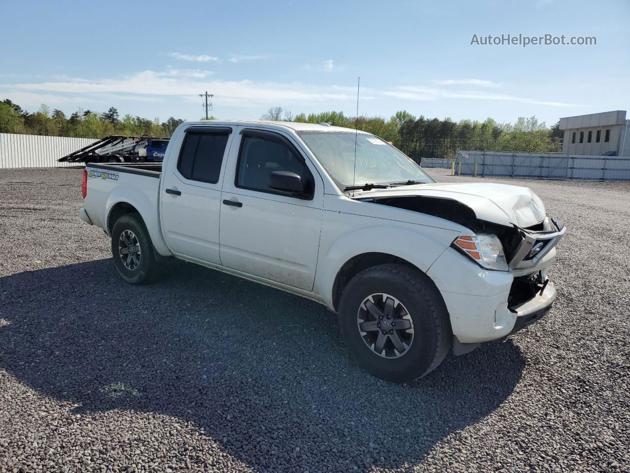 2016 Nissan Frontier S Белый vin: 1N6AD0ER3GN786533