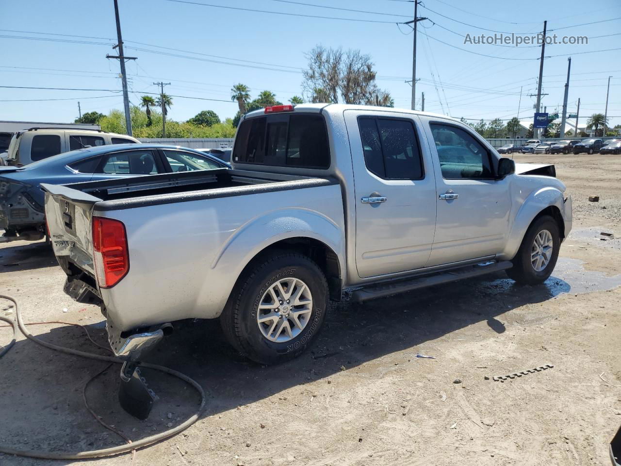 2016 Nissan Frontier S Серебряный vin: 1N6AD0ER4GN743531