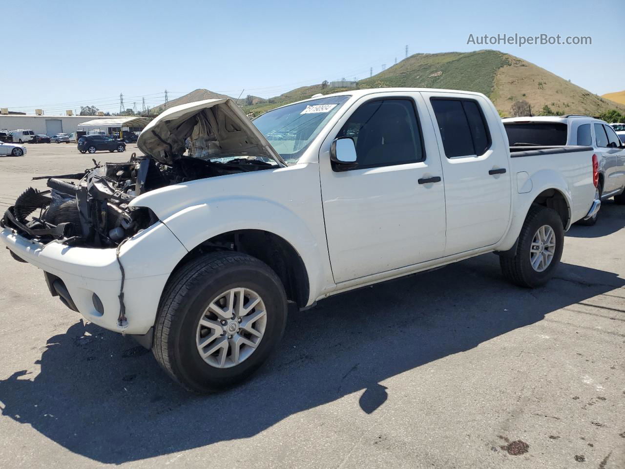 2016 Nissan Frontier S Белый vin: 1N6AD0ER7GN775048