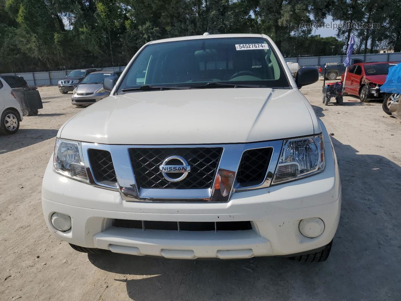 2016 Nissan Frontier S Белый vin: 1N6AD0ER8GN710239