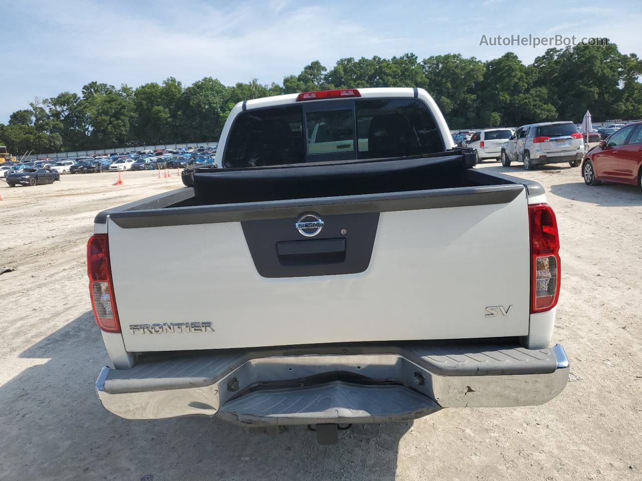 2016 Nissan Frontier S Белый vin: 1N6AD0ER8GN710239