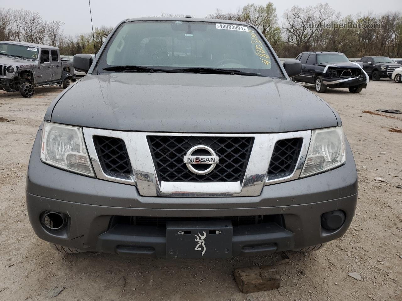 2016 Nissan Frontier S Серый vin: 1N6AD0ER8GN722746