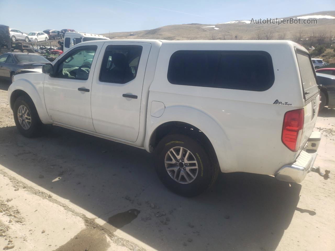 2016 Nissan Frontier S White vin: 1N6AD0ER9GN727227