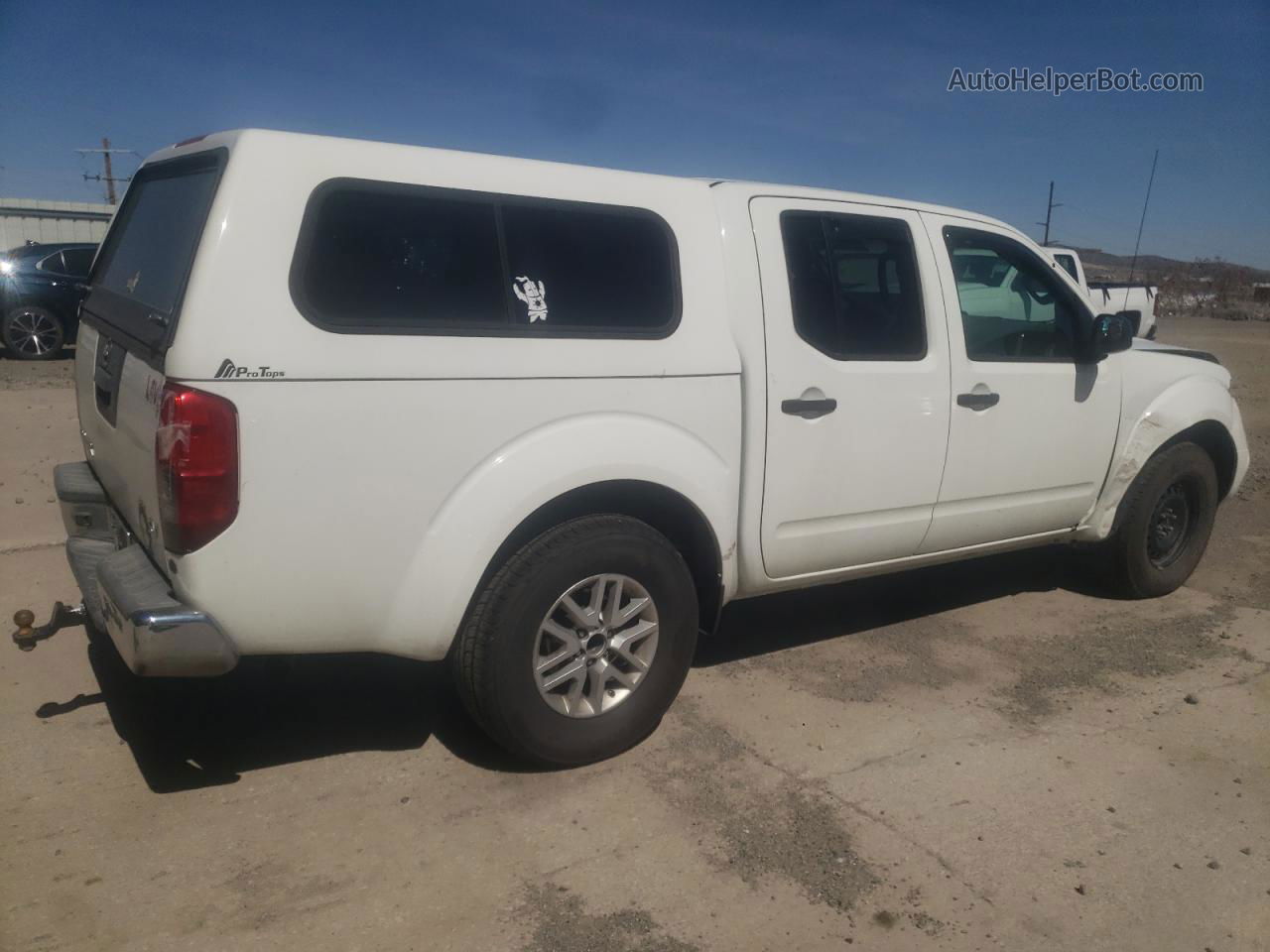 2016 Nissan Frontier S White vin: 1N6AD0ER9GN727227