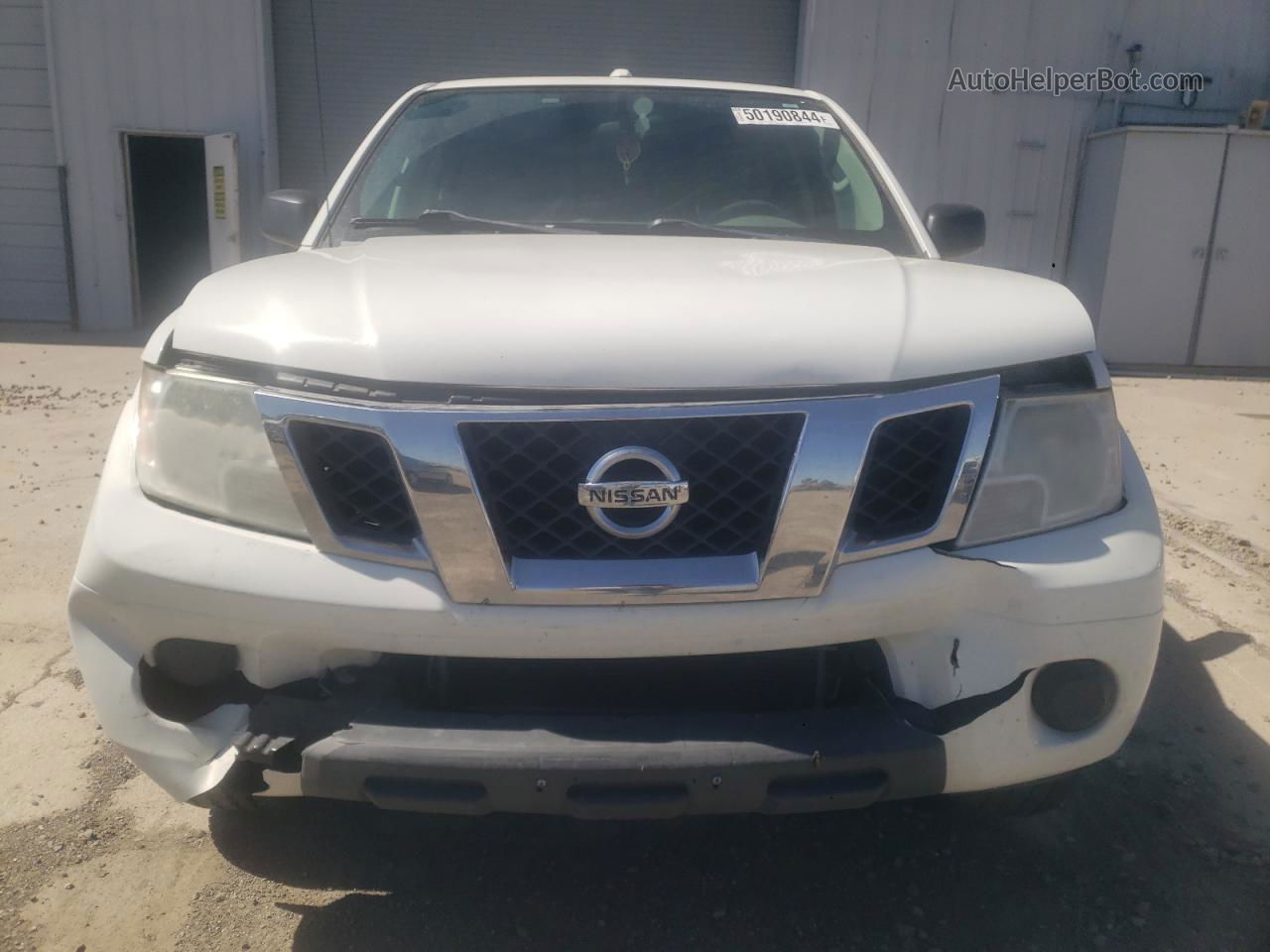 2016 Nissan Frontier S White vin: 1N6AD0ER9GN727227