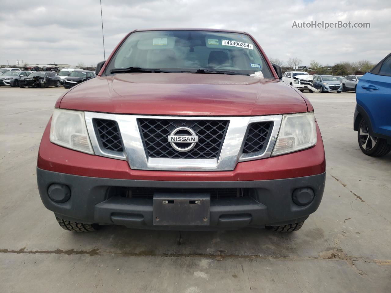 2016 Nissan Frontier S Темно-бордовый vin: 1N6AD0ER9GN767209