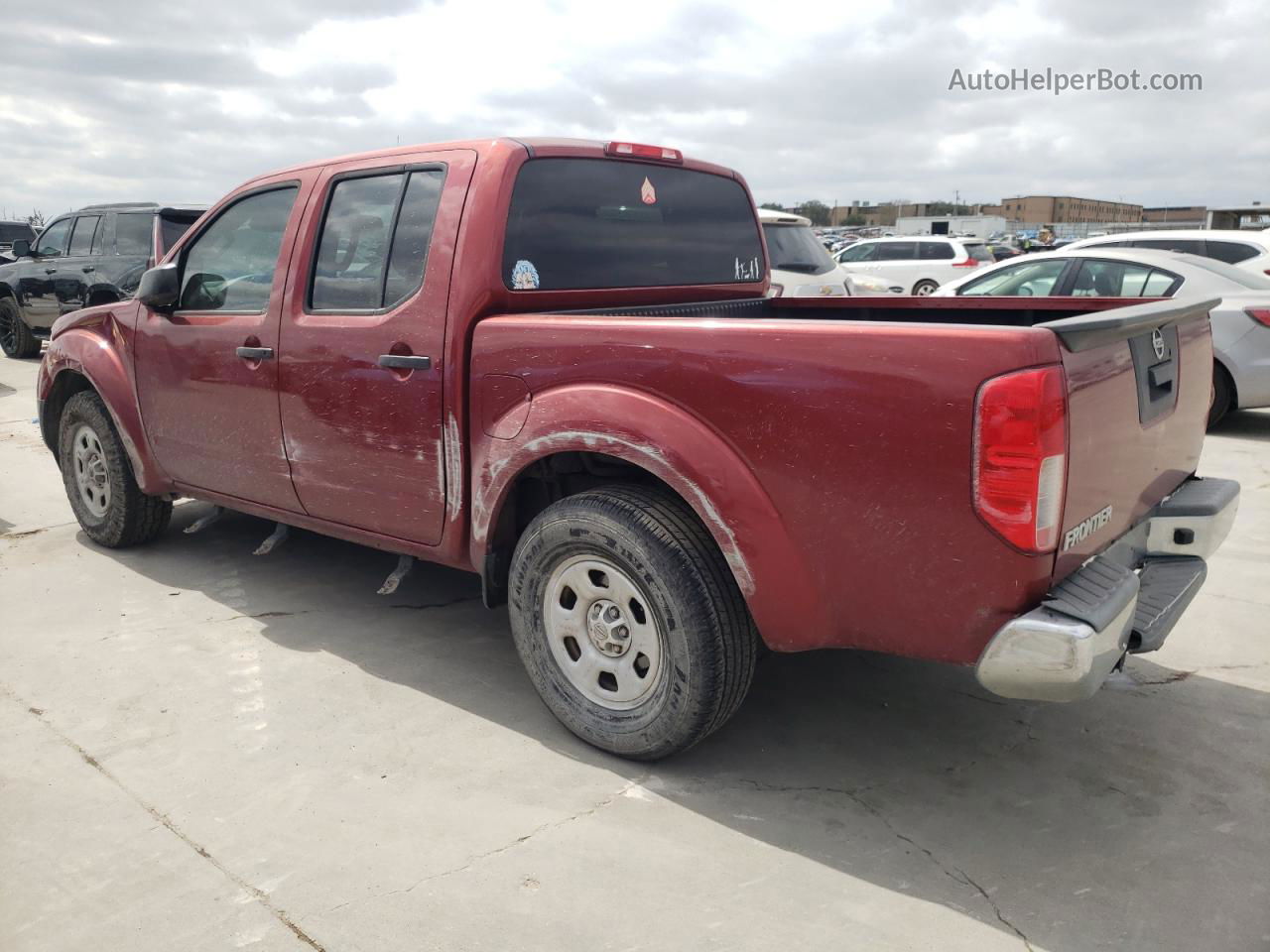 2016 Nissan Frontier S Темно-бордовый vin: 1N6AD0ER9GN767209