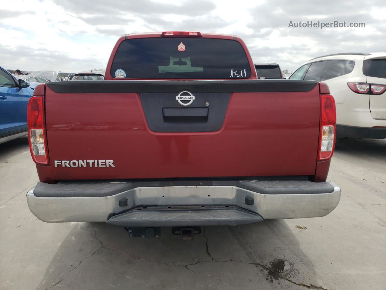 2016 Nissan Frontier S Темно-бордовый vin: 1N6AD0ER9GN767209