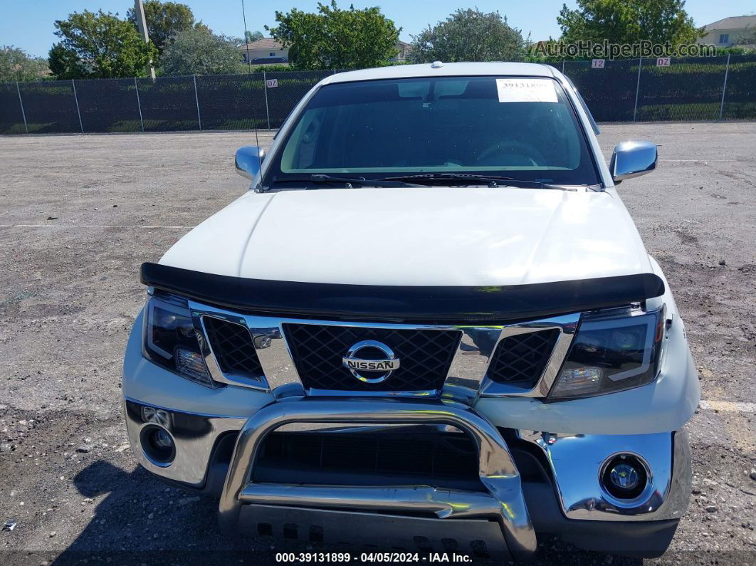 2016 Nissan Frontier Sv White vin: 1N6AD0ER9GN904102