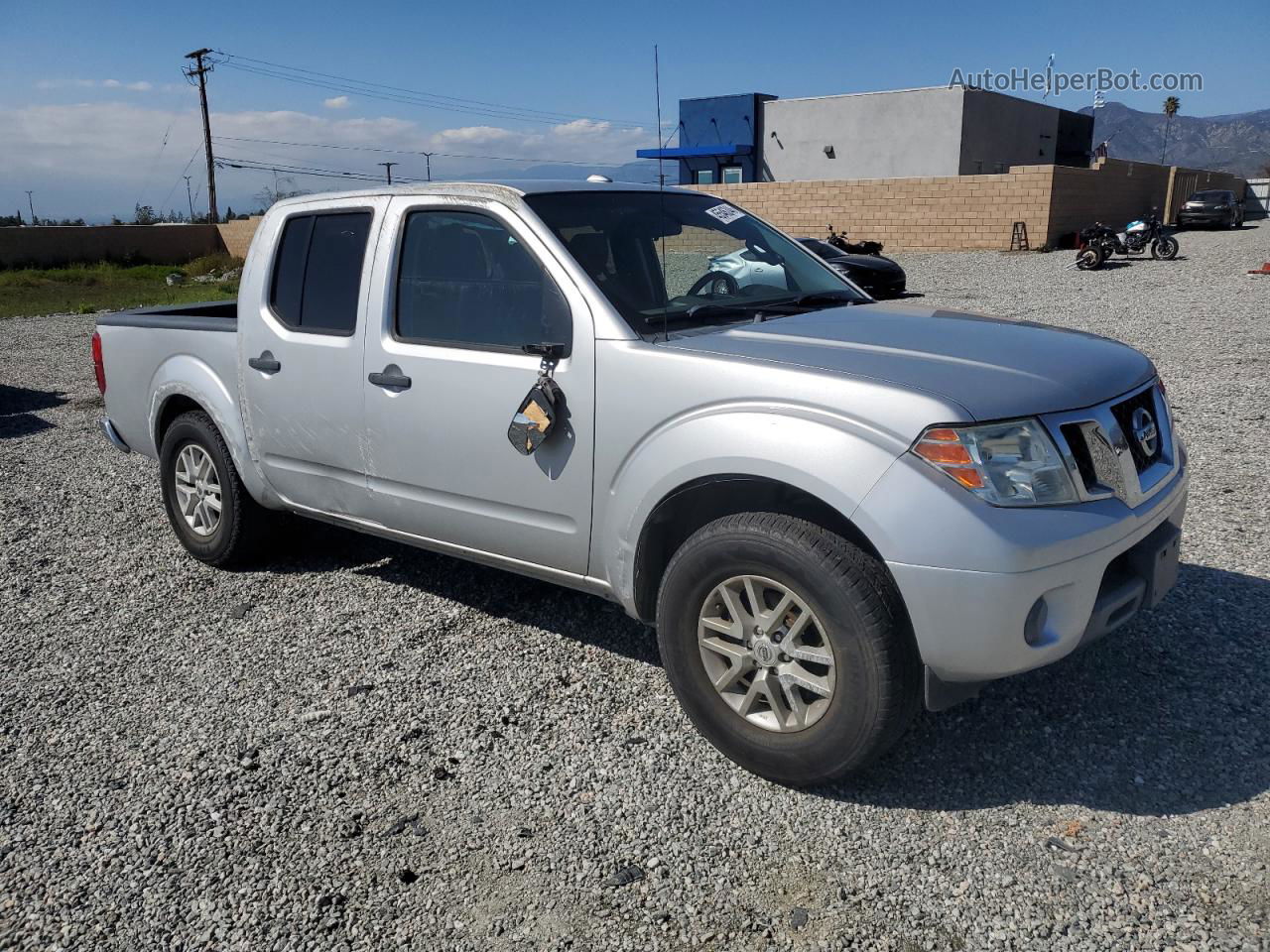 2016 Nissan Frontier S Silver vin: 1N6AD0ERXGN729908