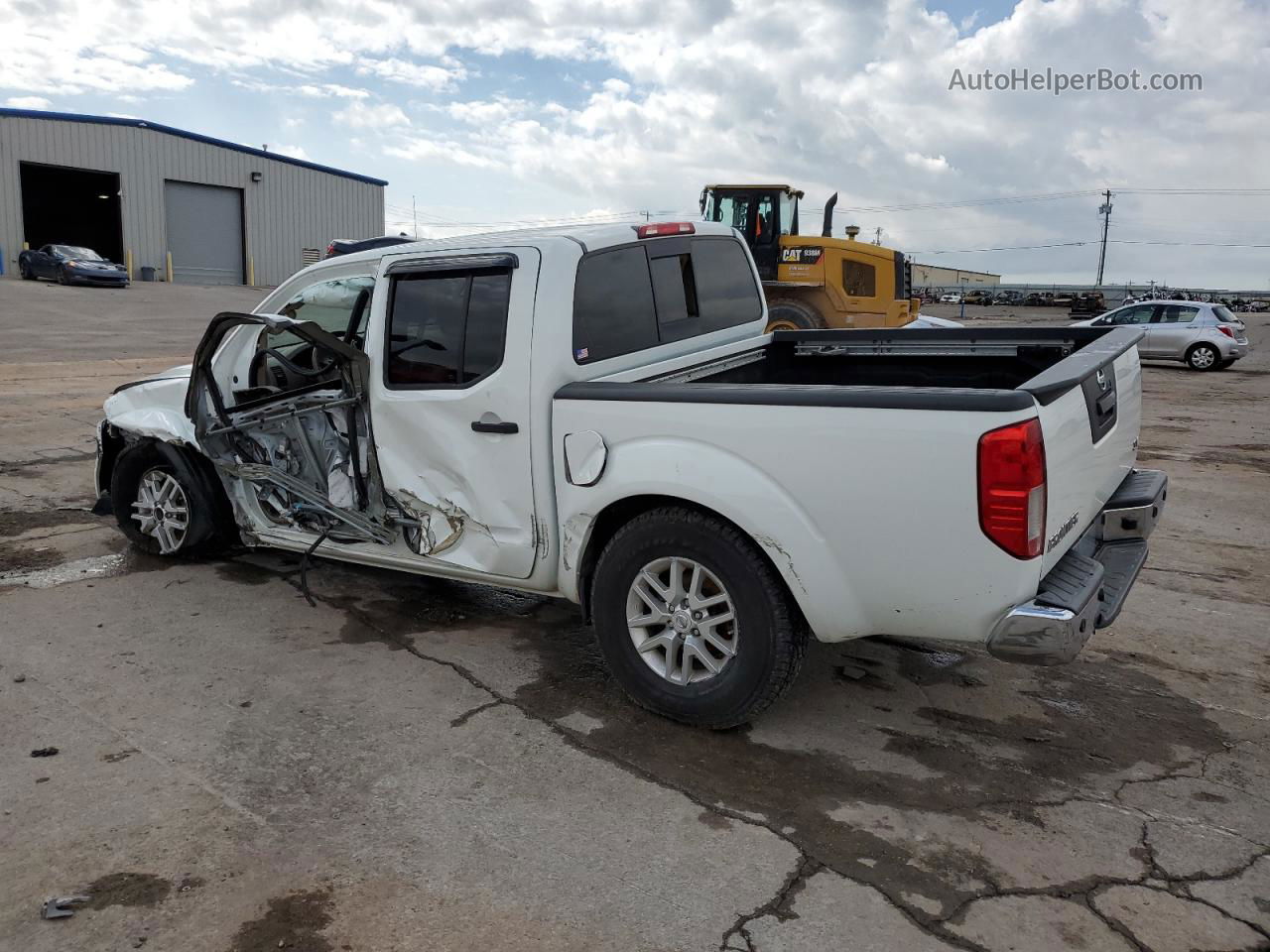 2016 Nissan Frontier S Белый vin: 1N6AD0ERXGN744991