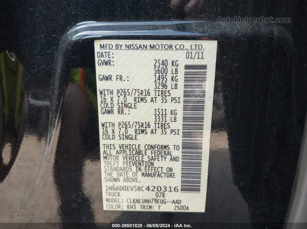 Price & History 2011 Nissan Frontier Pro-4x 4.0l V-6 Dohc