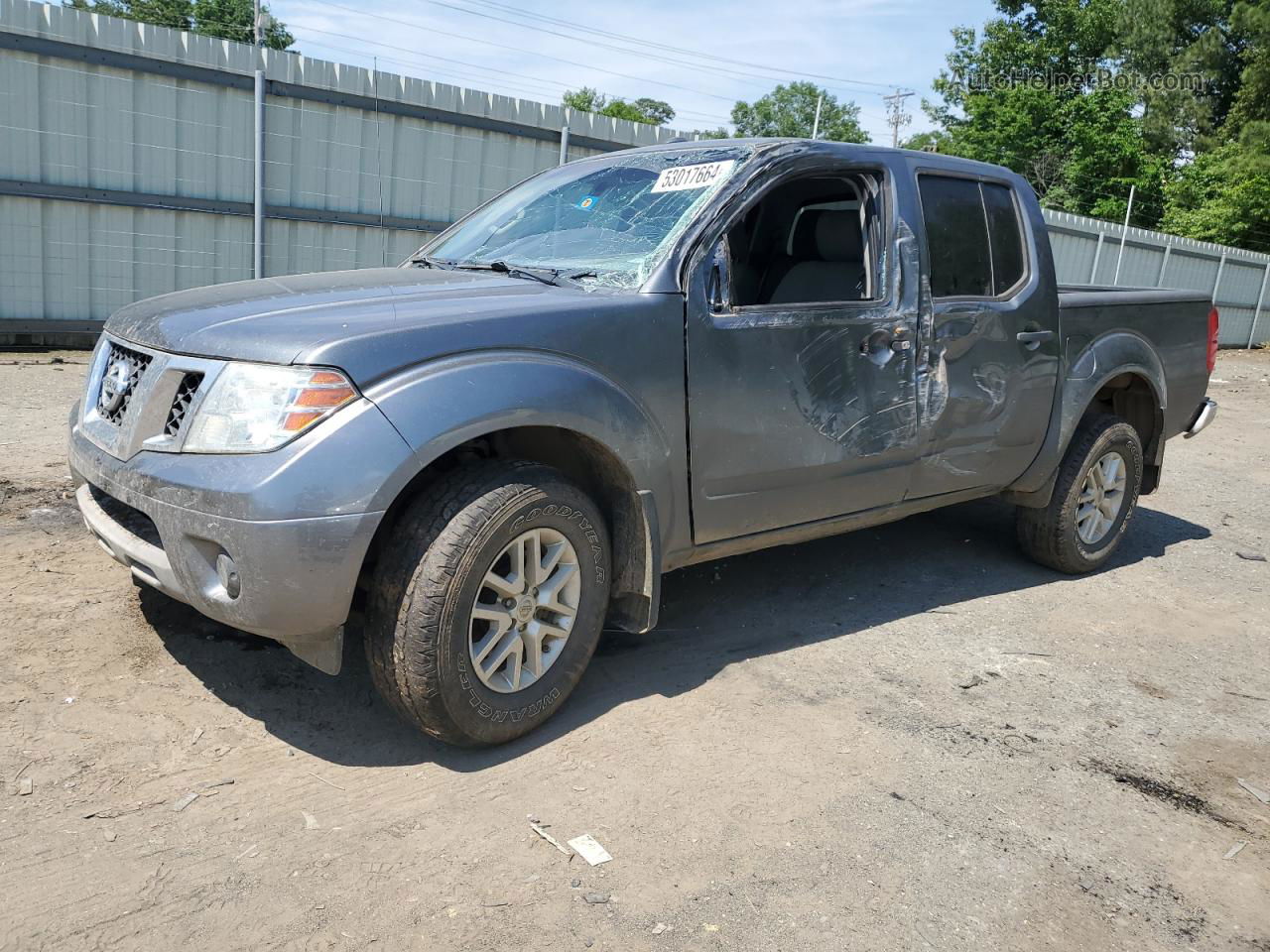 2016 Nissan Frontier S Серый vin: 1N6AD0EV6GN717557