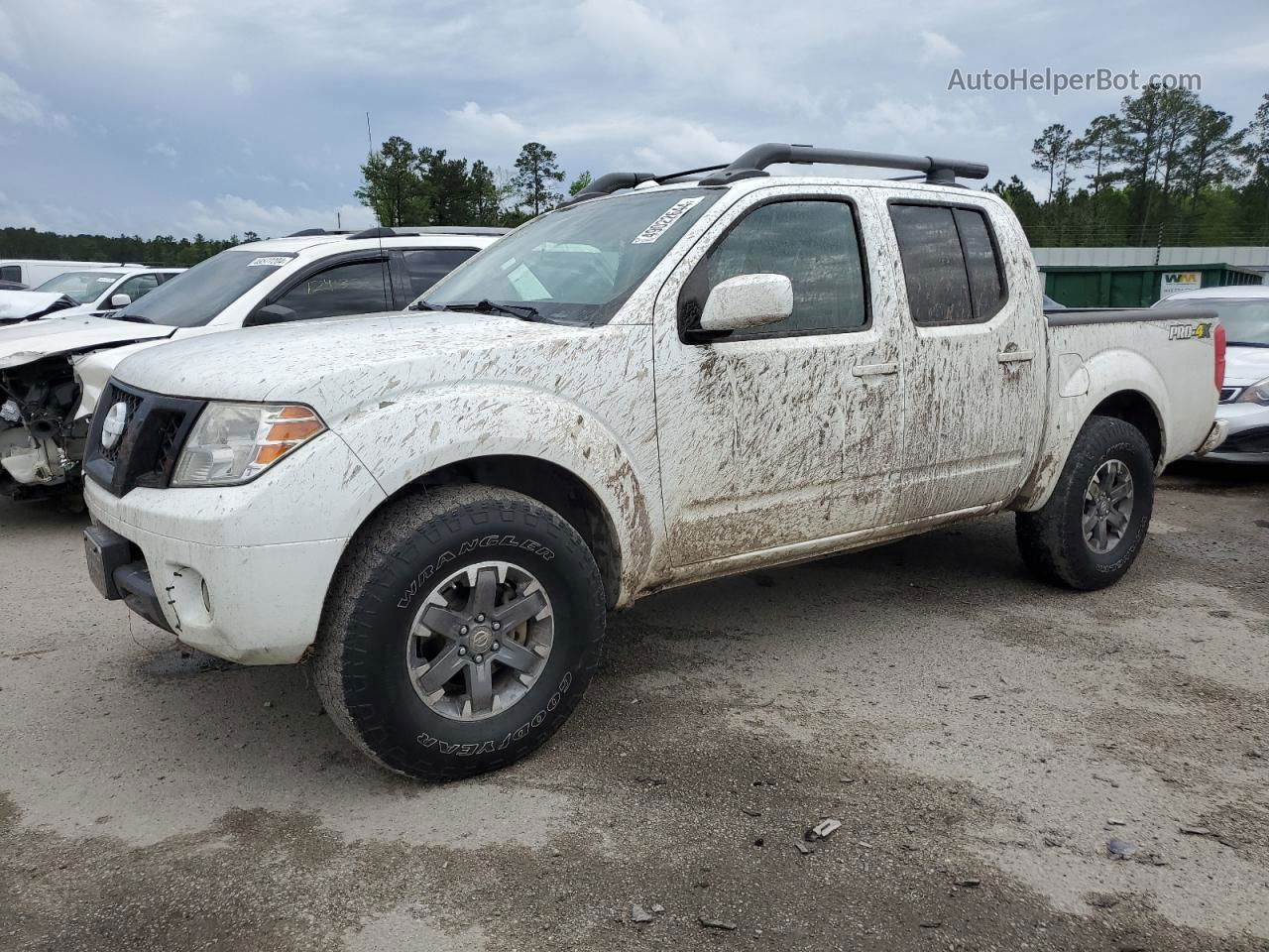 2016 Nissan Frontier S Белый vin: 1N6AD0EV6GN784451