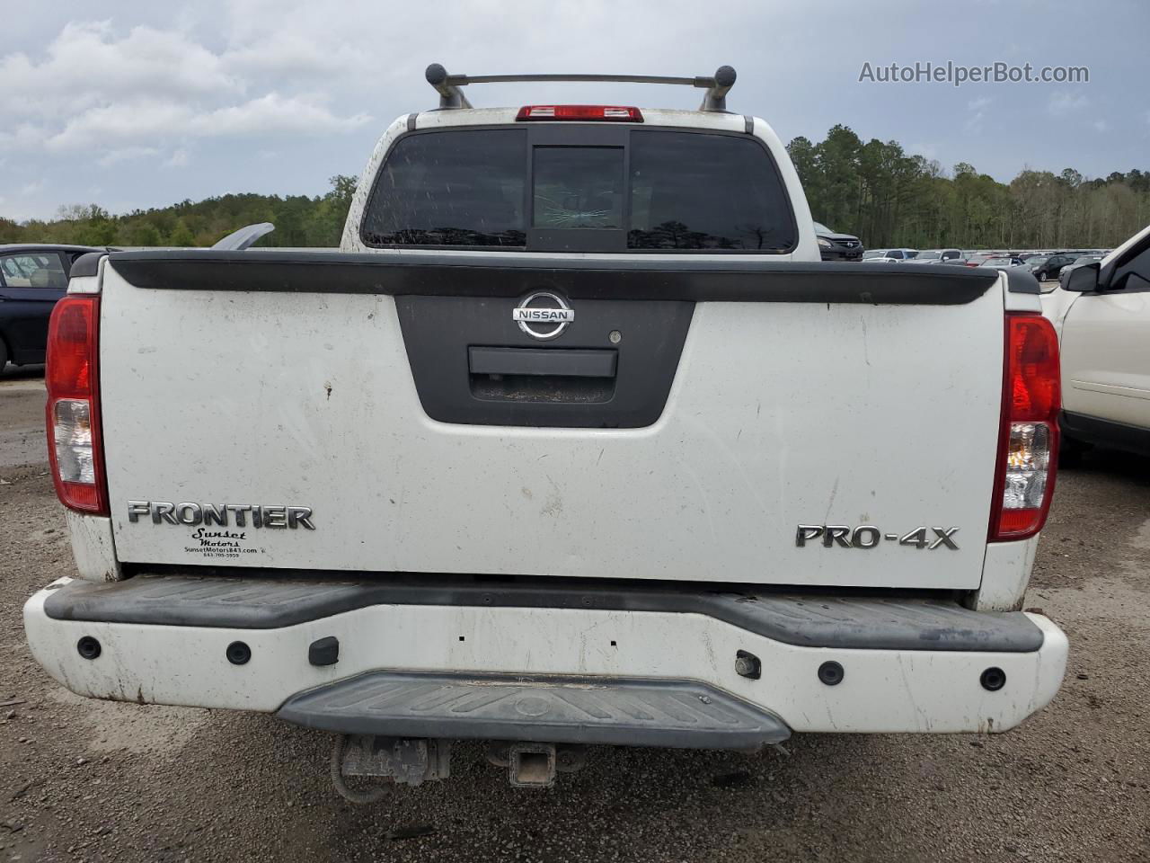 2016 Nissan Frontier S Белый vin: 1N6AD0EV6GN784451