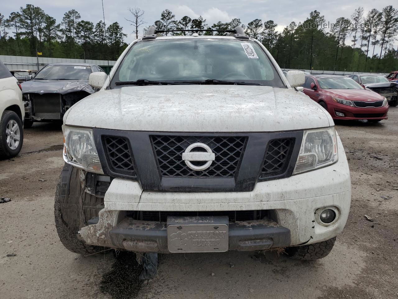 2016 Nissan Frontier S White vin: 1N6AD0EV6GN784451