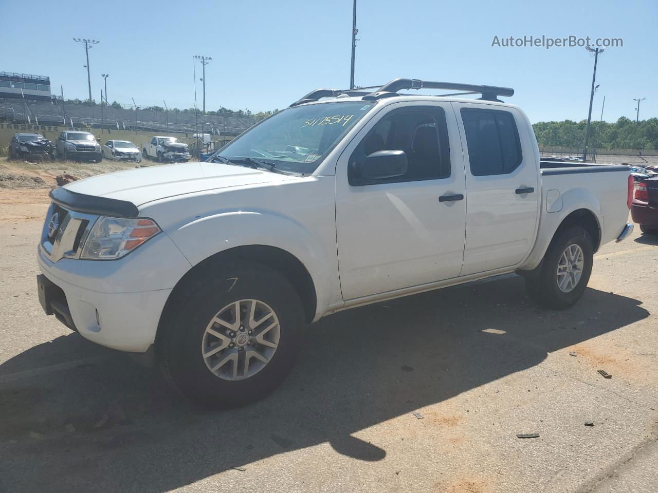 2016 Nissan Frontier S White vin: 1N6AD0EV6GN787382