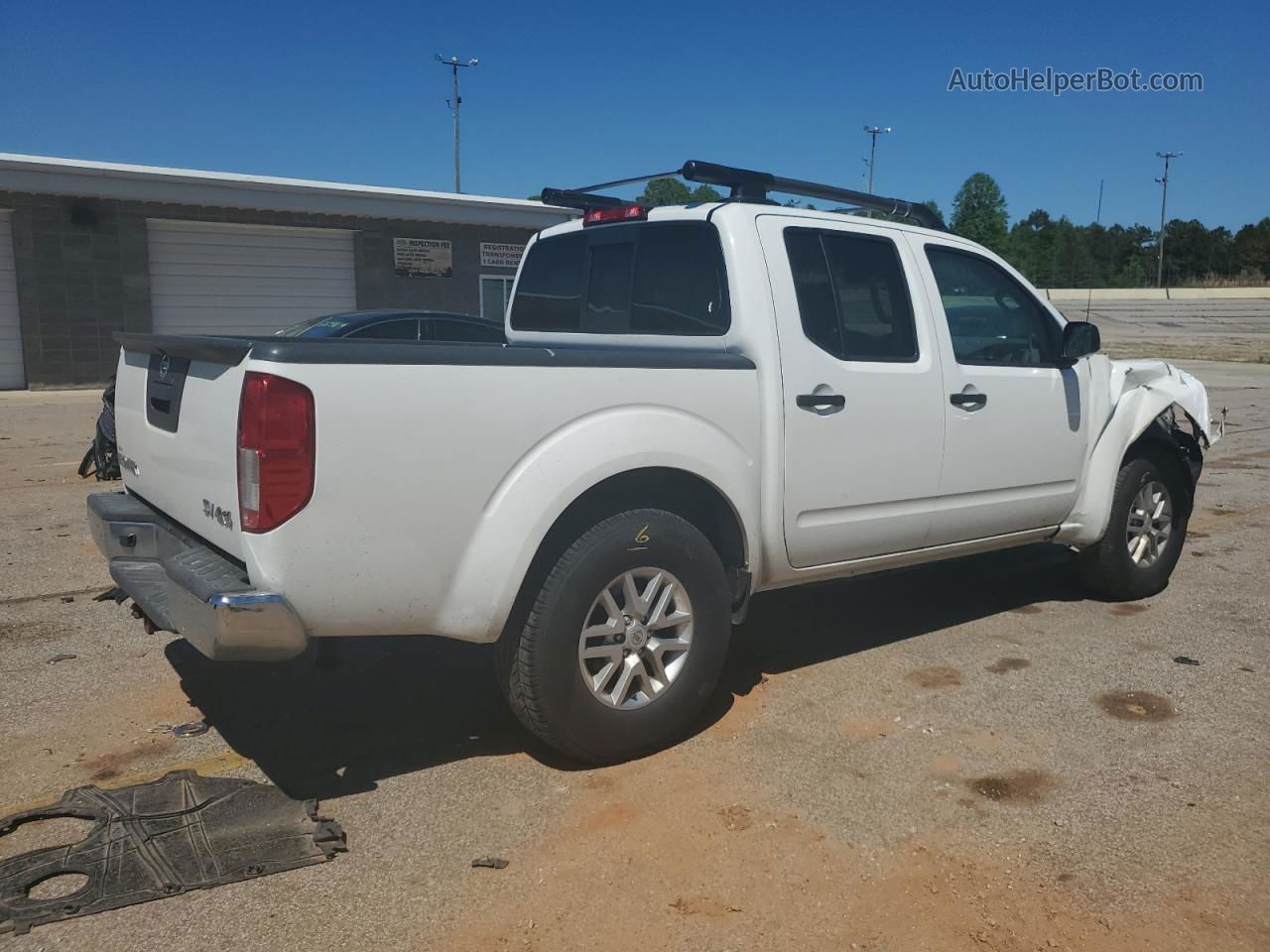 2016 Nissan Frontier S White vin: 1N6AD0EV6GN787382