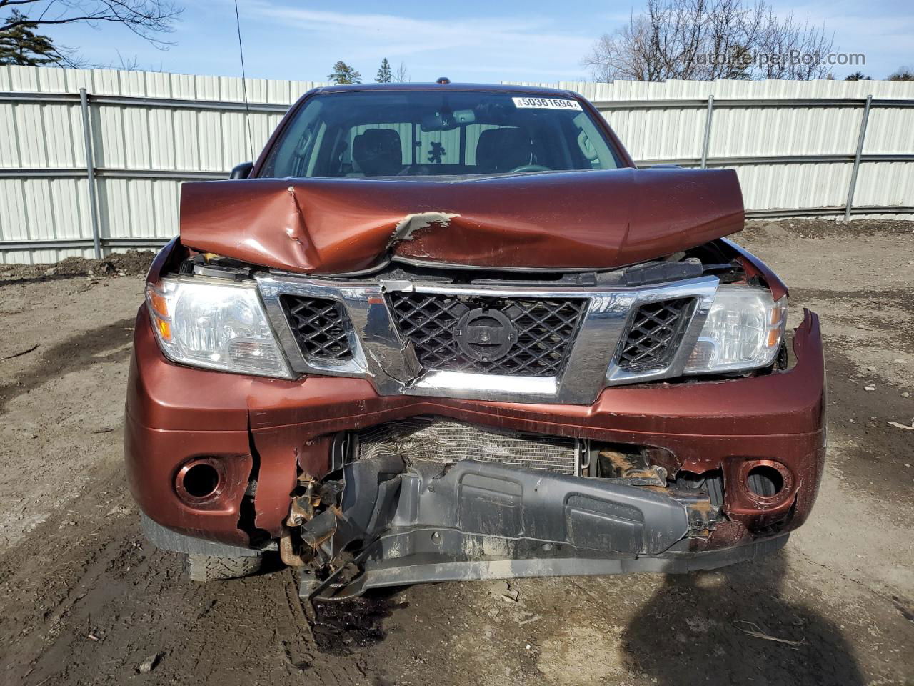 2016 Nissan Frontier S Brown vin: 1N6AD0EV7GN702484