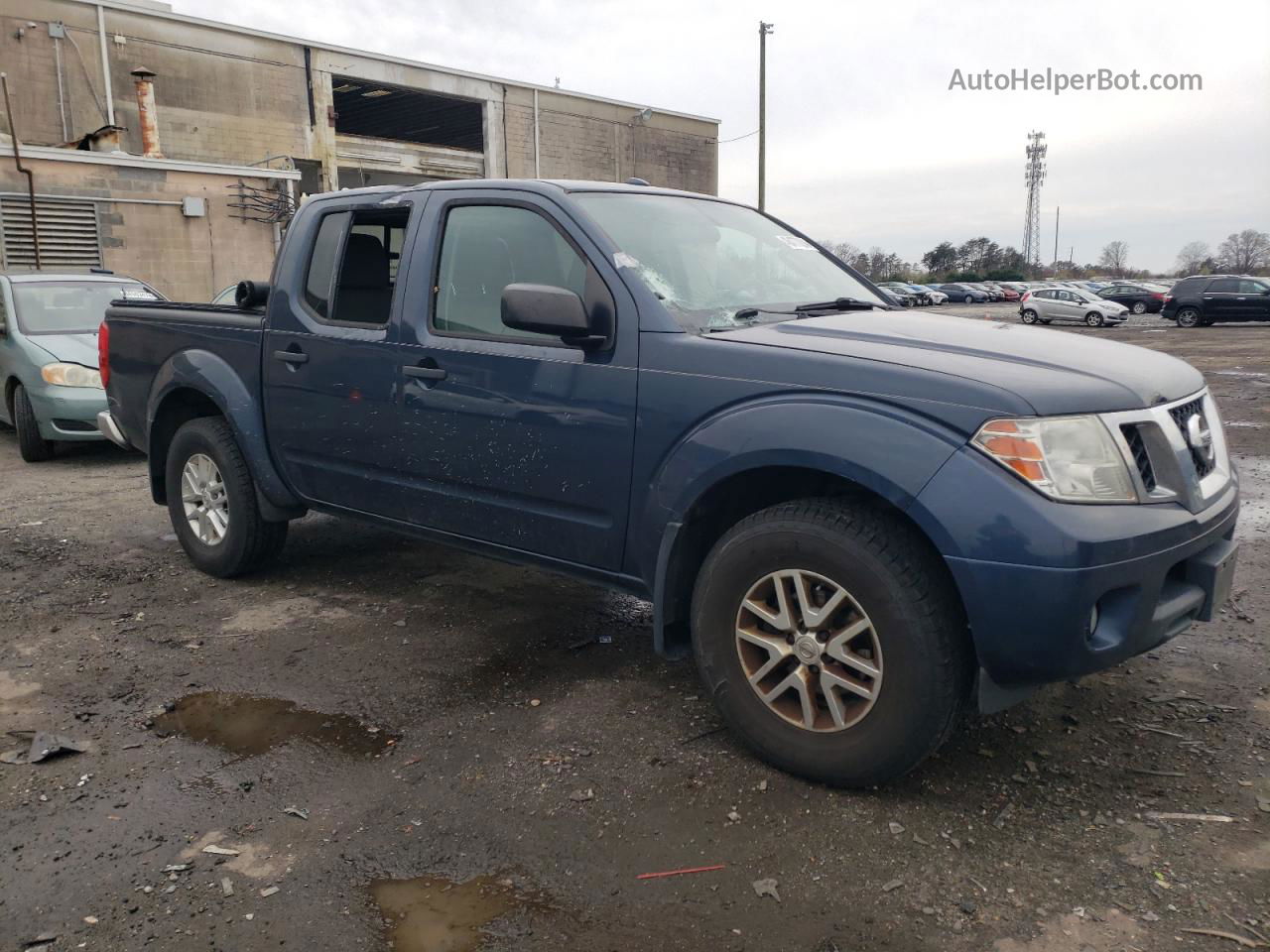 2016 Nissan Frontier S Blue vin: 1N6AD0EV7GN711461