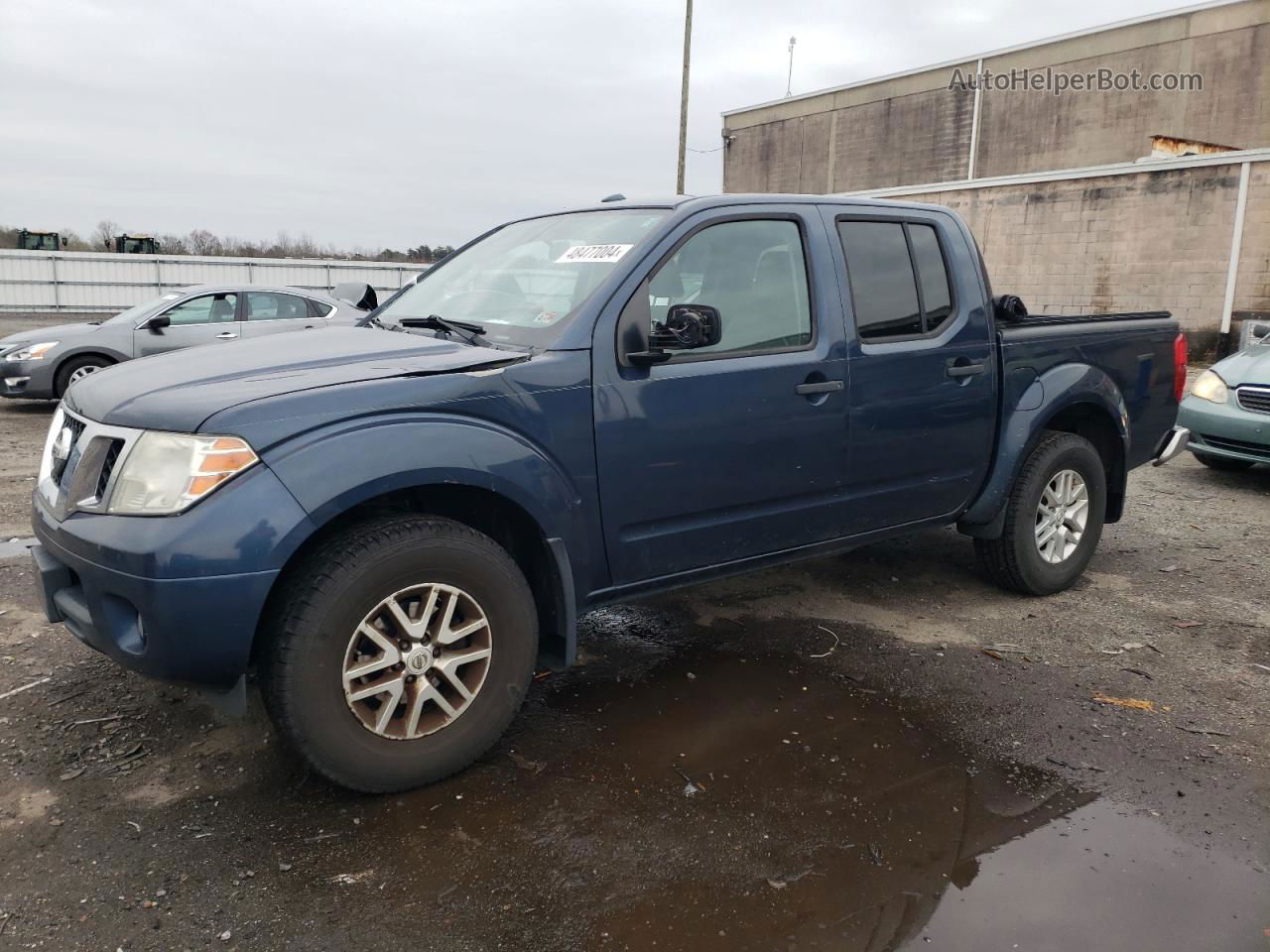 2016 Nissan Frontier S Синий vin: 1N6AD0EV7GN711461