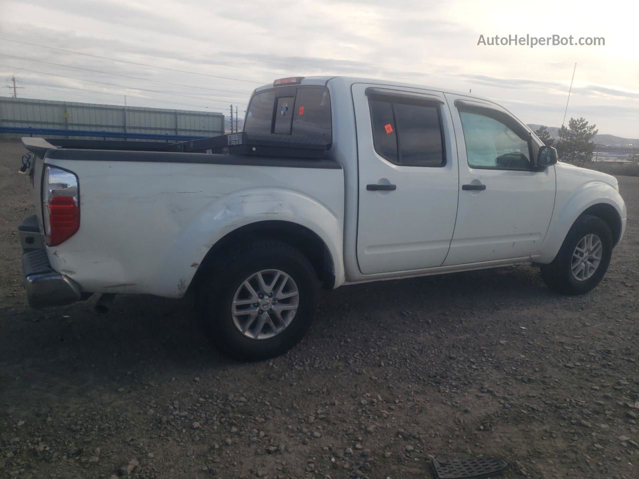 2016 Nissan Frontier S White vin: 1N6AD0EV8GN739172