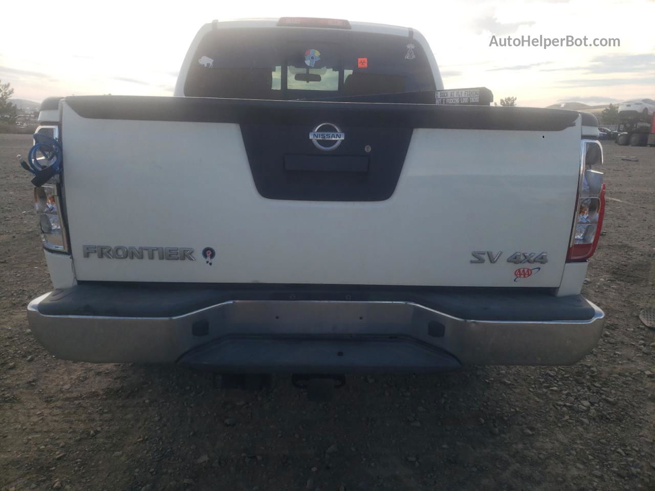 2016 Nissan Frontier S White vin: 1N6AD0EV8GN739172