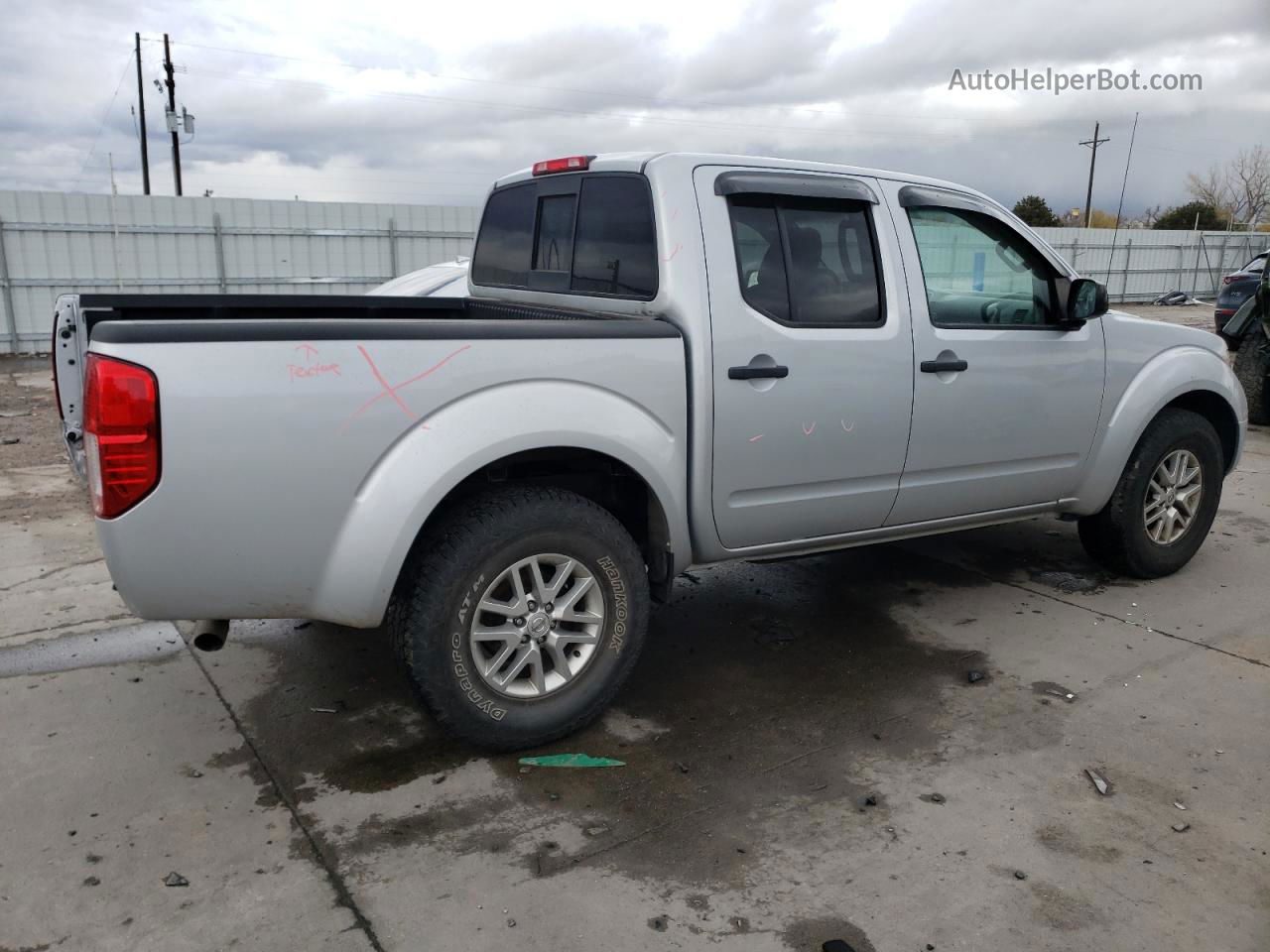 2016 Nissan Frontier S Silver vin: 1N6AD0EV9GN754120