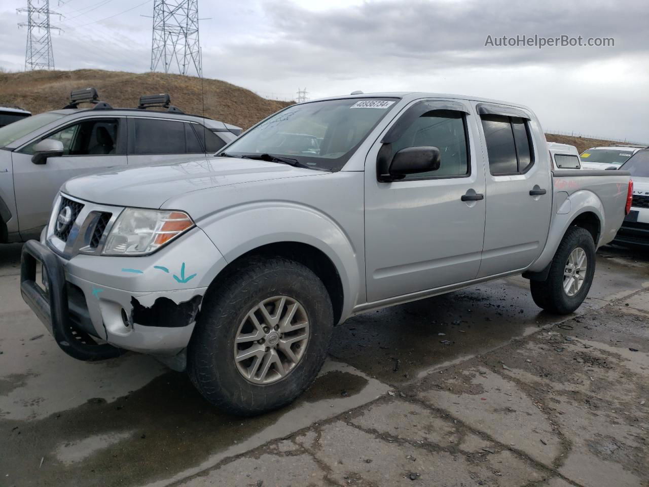 2016 Nissan Frontier S Silver vin: 1N6AD0EV9GN754120