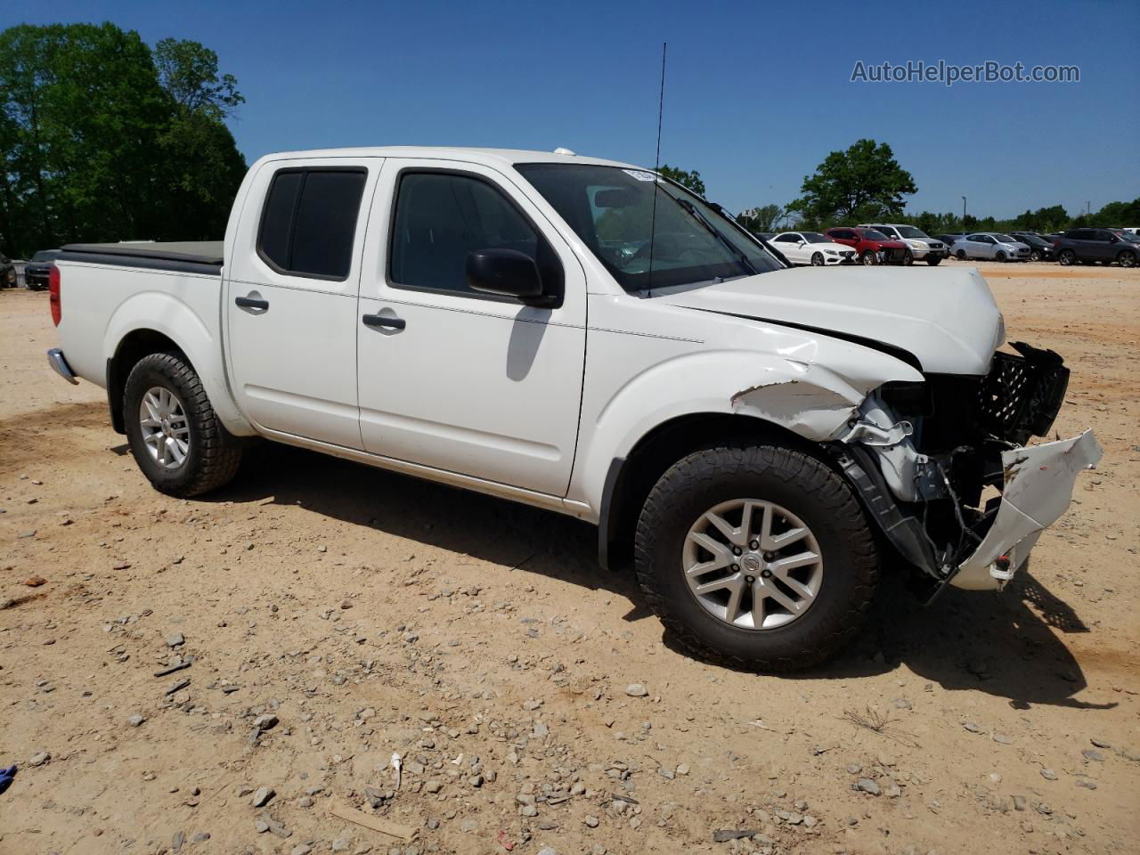 2016 Nissan Frontier S White vin: 1N6AD0EV9GN798439