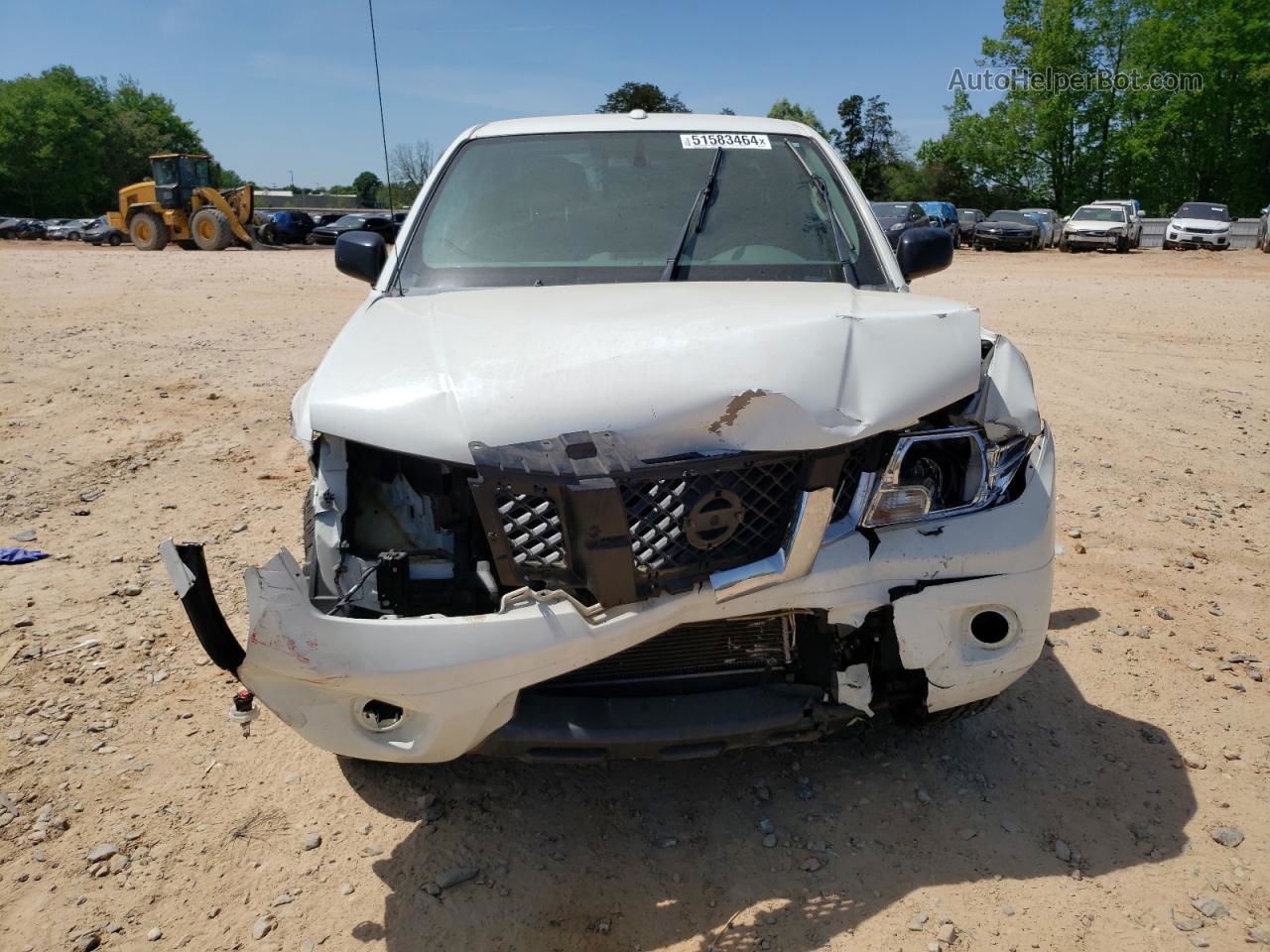 2016 Nissan Frontier S White vin: 1N6AD0EV9GN798439