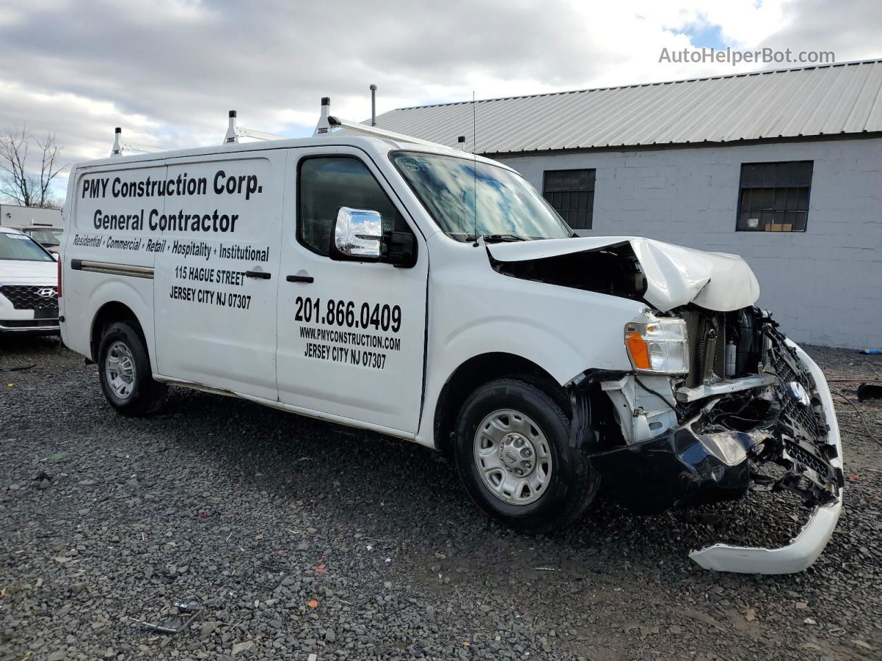 2013 Nissan Nv 2500 White vin: 1N6AF0KXXDN104580