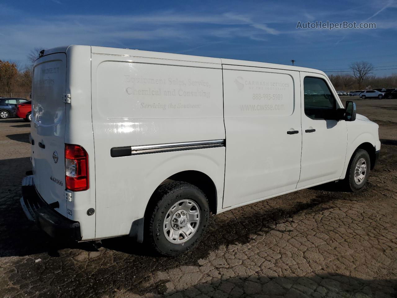 2019 Nissan Nv 2500 S Белый vin: 1N6AF0KY3KN806942