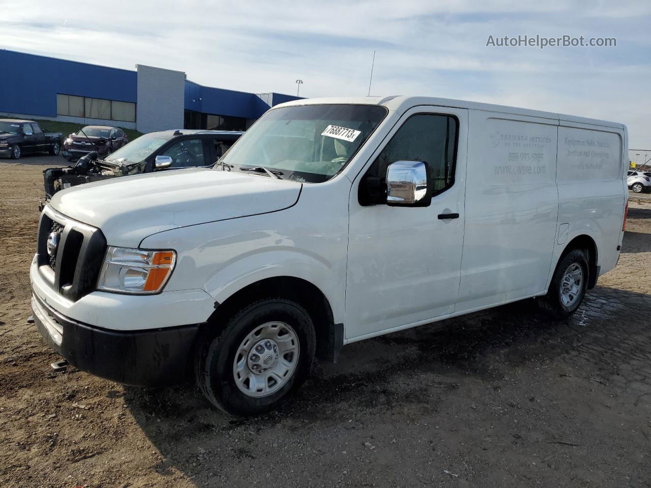 2019 Nissan Nv 2500 S Белый vin: 1N6AF0KY3KN806942