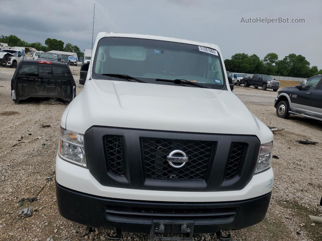 2019 Nissan Nv 2500 S White vin: 1N6AF0KY6KN802304