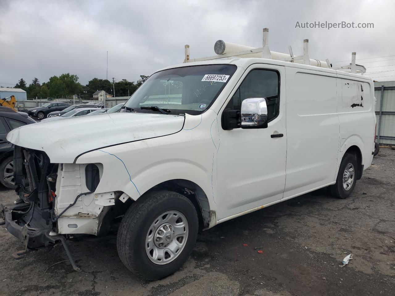 2013 Nissan Nv 2500 White vin: 1N6AF0KY7DN109311