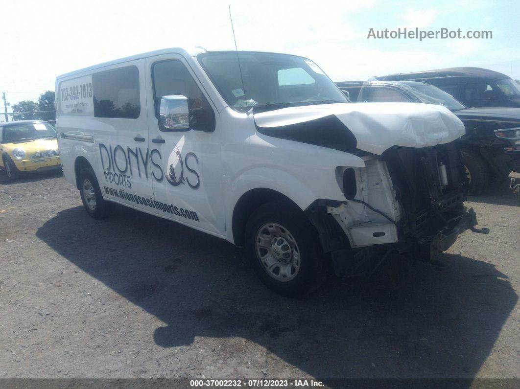 2013 Nissan Nv Sv White vin: 1N6AF0KY8DN111049