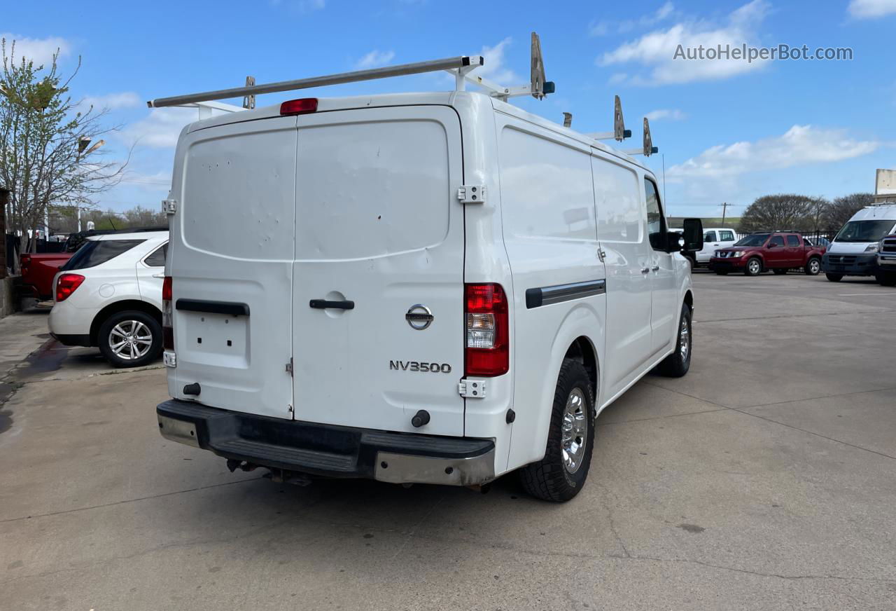 2019 Nissan Nv 2500 S White vin: 1N6AF0KY8KN807486