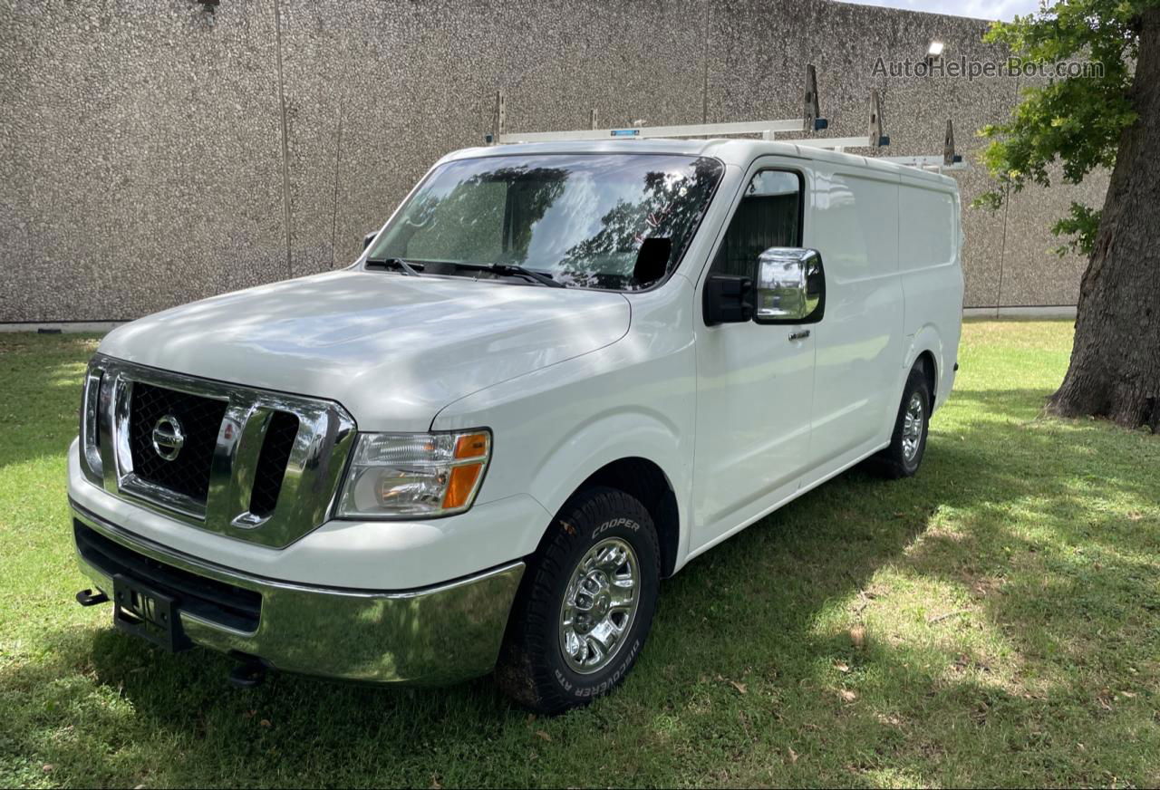 2019 Nissan Nv 2500 S White vin: 1N6AF0KY8KN807486