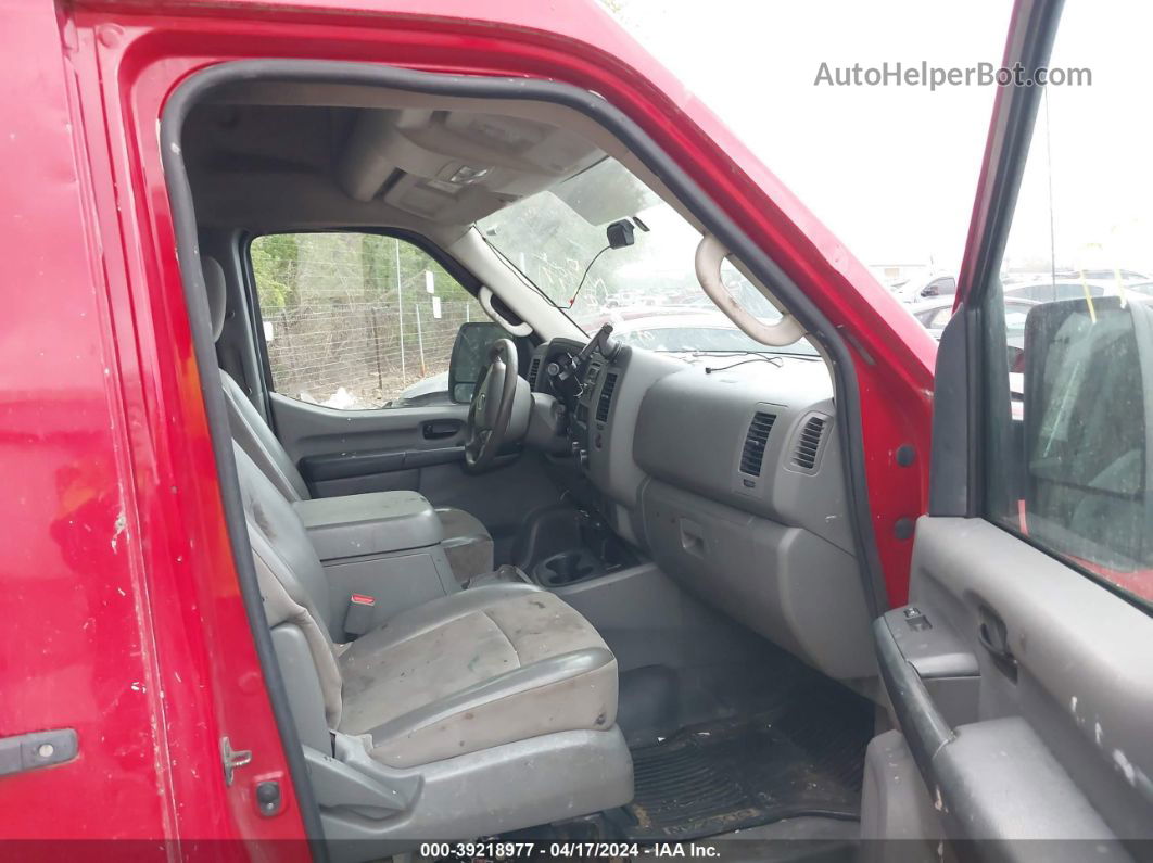 2013 Nissan Nv Cargo Nv2500 Hd S V8 Red vin: 1N6AF0LX4DN100281