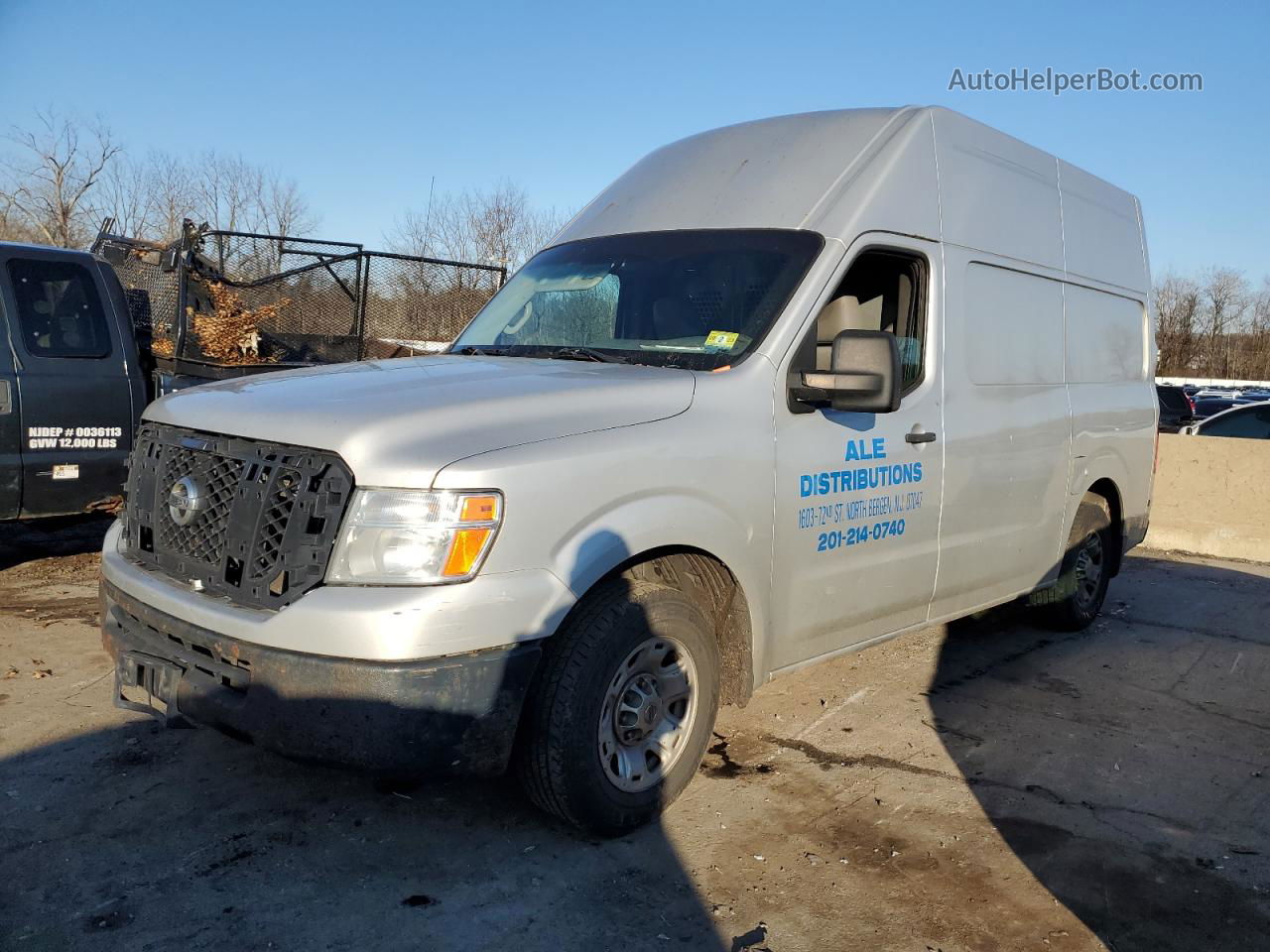 2013 Nissan Nv 2500 Silver vin: 1N6AF0LX4DN102337