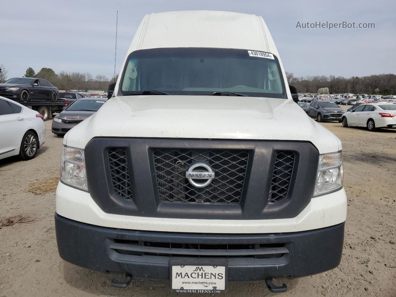 2019 Nissan Nv 2500 S White vin: 1N6AF0LY2KN808812