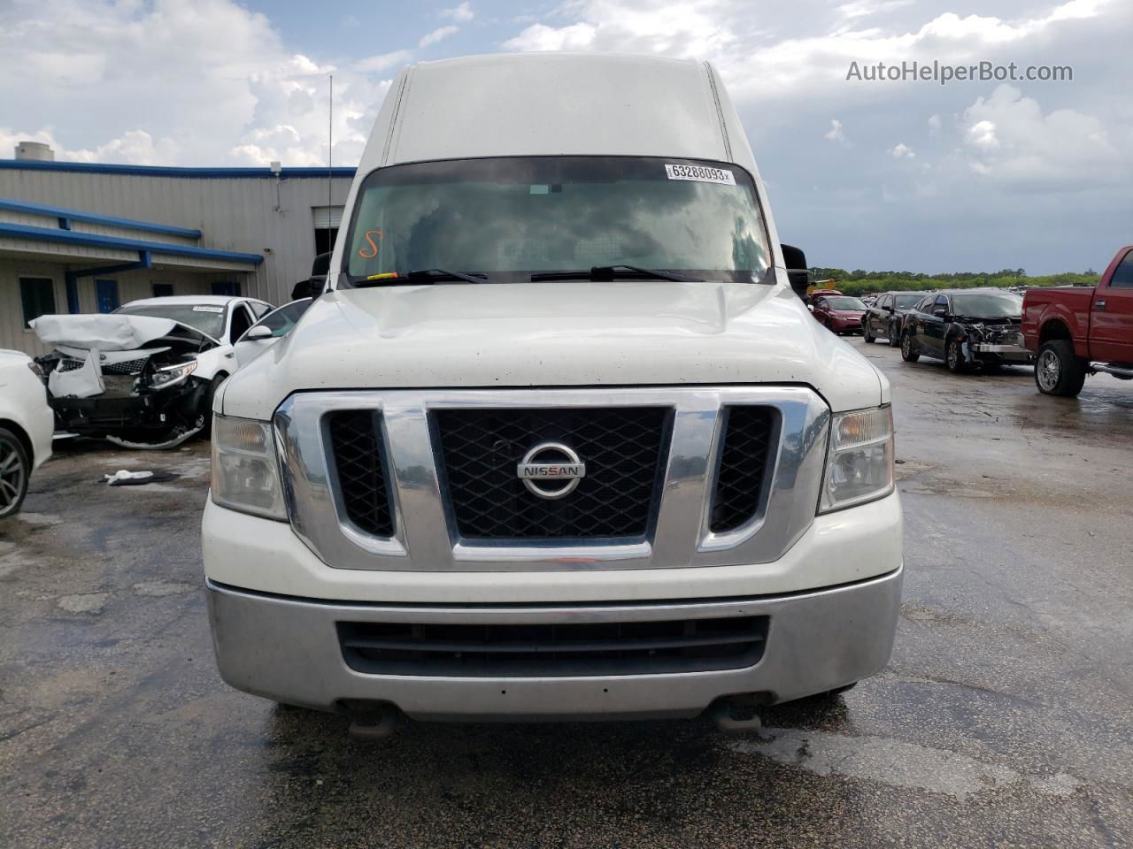 2013 Nissan Nv 2500 White vin: 1N6AF0LY4DN104050