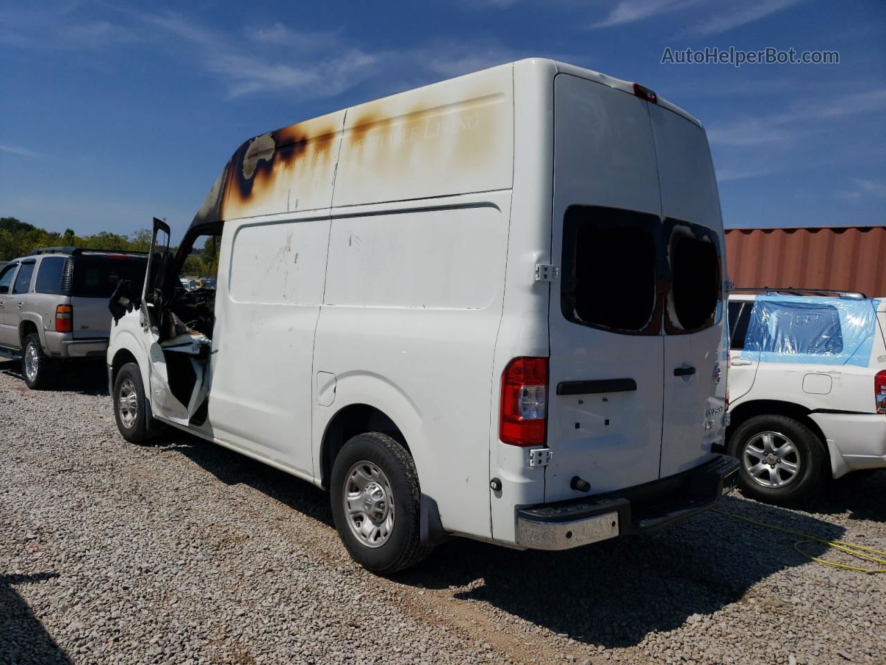 2013 Nissan Nv 2500 White vin: 1N6AF0LY6DN111520