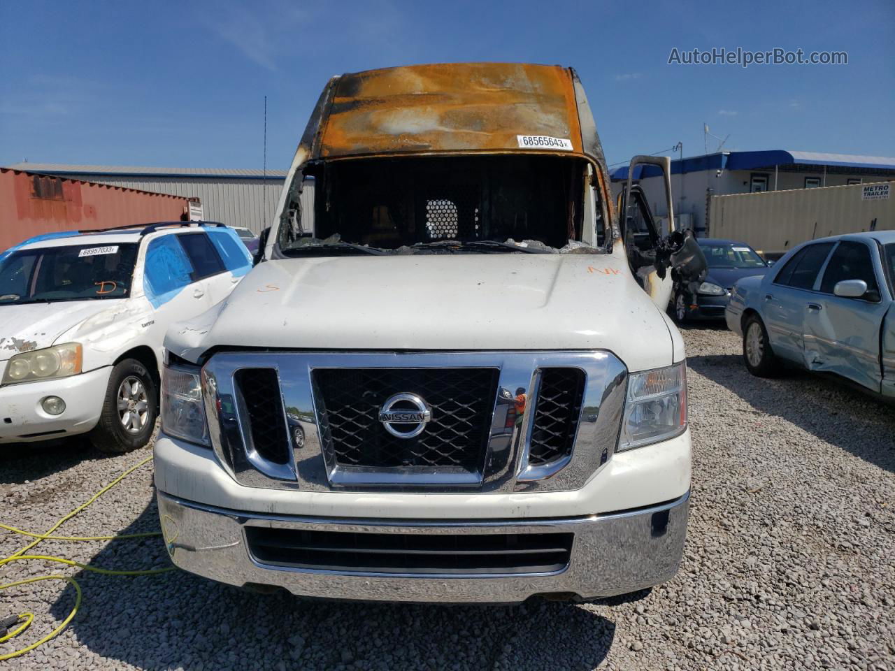 2013 Nissan Nv 2500 White vin: 1N6AF0LY6DN111520