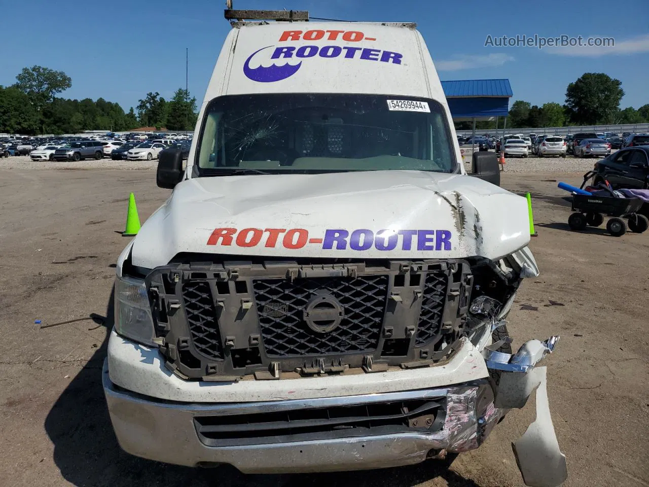 2013 Nissan Nv 2500 White vin: 1N6AF0LYXDN108328