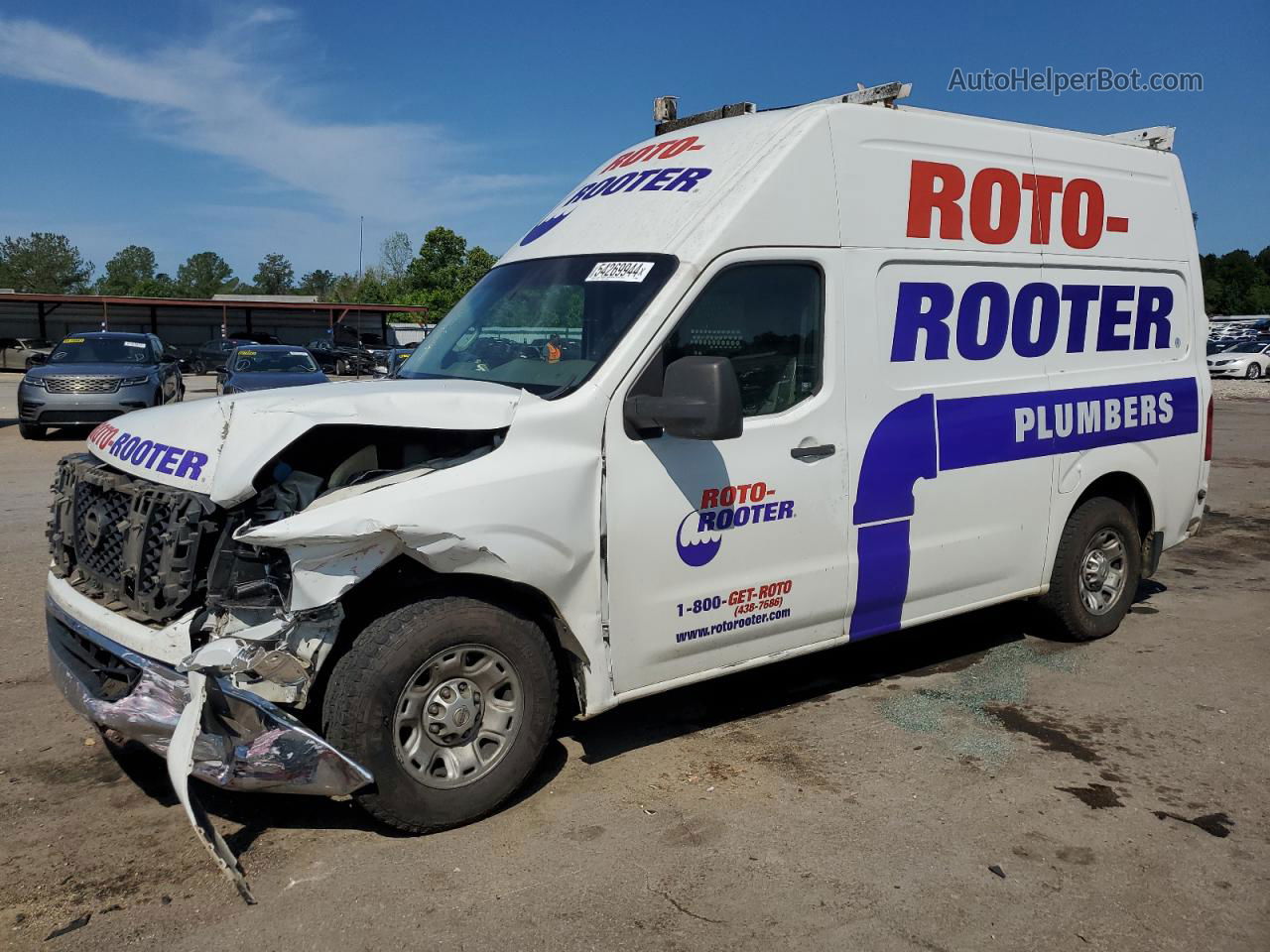 2013 Nissan Nv 2500 White vin: 1N6AF0LYXDN108328